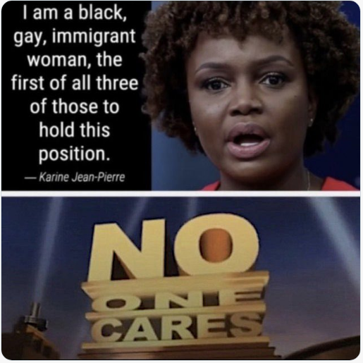 Karine Jean-Pierre black gay immigrant woman who cares