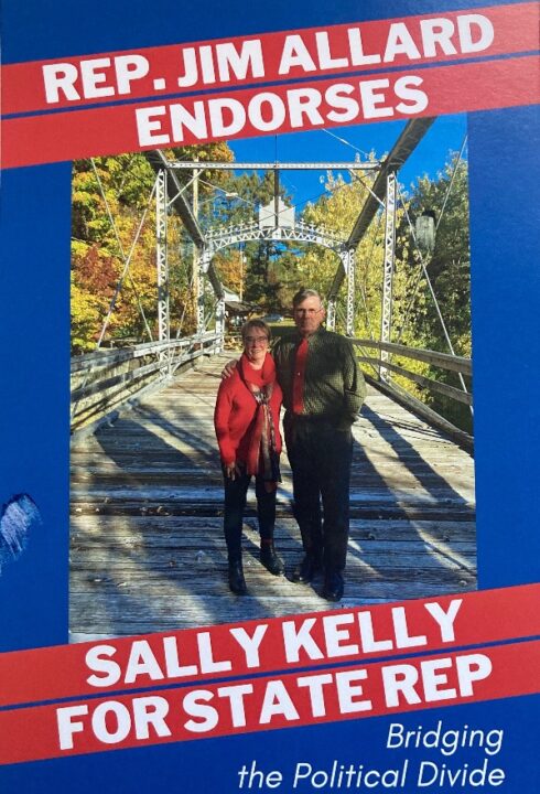 Republican RINO Jim Allard endorsed Democrat Sally Kelly Merimack 13 Chichester Pittsfield 2