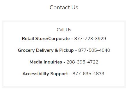 Shaw's Supermarket Corporate Contact Info
