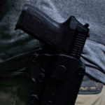 Sidearm pistol handgun holster open carry