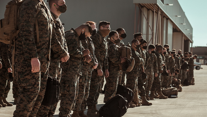 military in line masks