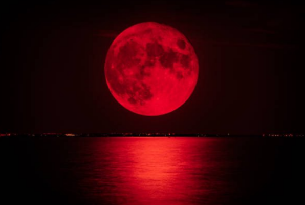 Blood Moon image from tweet