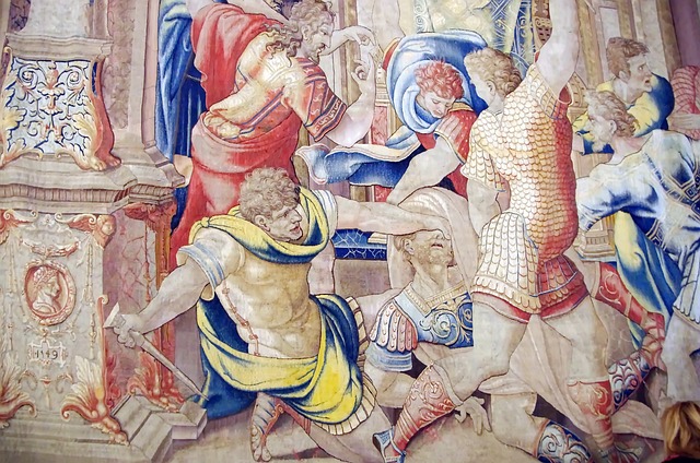 Tapestry Vatican Rome Italy Image by DEZALB from Pixabay