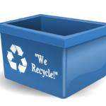 We recycle - recycling bin