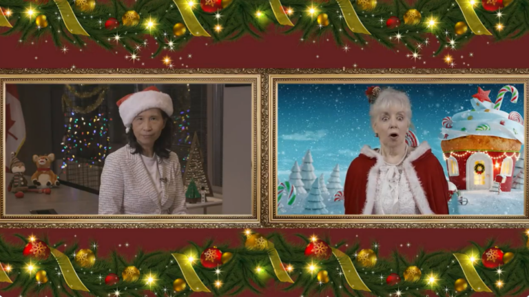 Dr Teresa Tam Canada and Mrs Clause