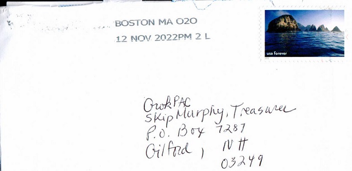 Hills 23 Milford Envelope GrokPAC