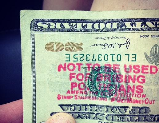 Not to be used for bribing politicians money