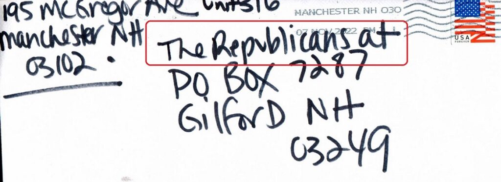 Republicans are Facists their envelope front GrokPAC