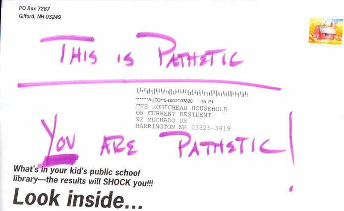 Srafford District 4 Barrington Strafford envelope Pathetic GrokPAC