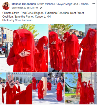 Extinction Rebellion protest in NH