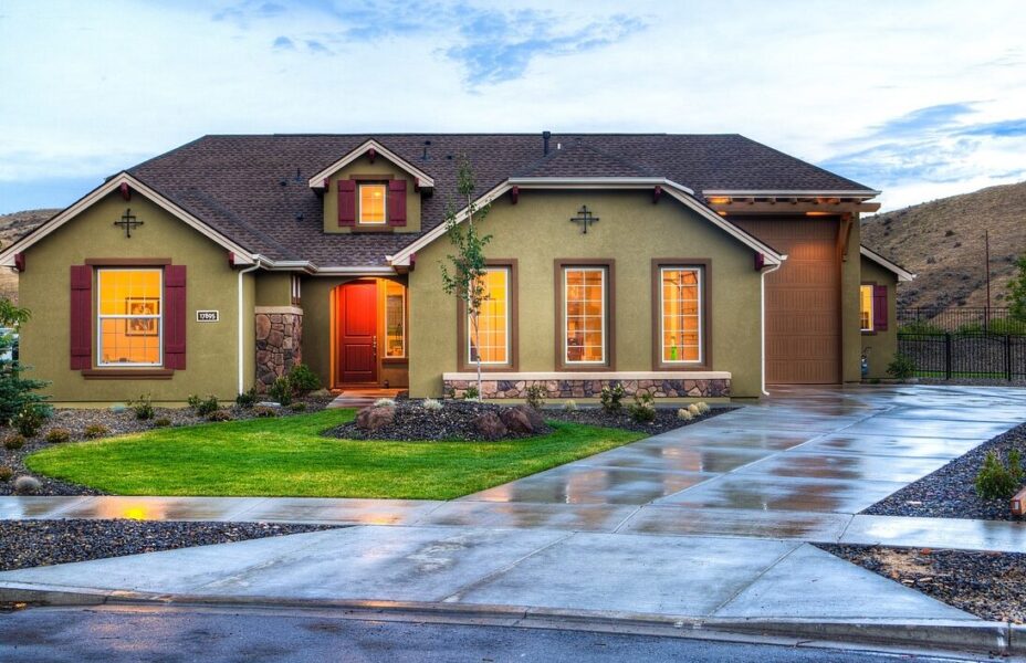 driveway home concrete