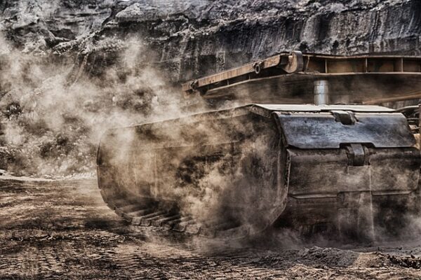Open pit mining