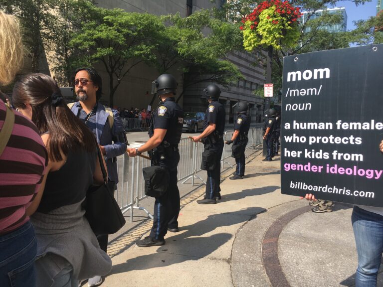 billboard chris, antifa, boston children's hospital