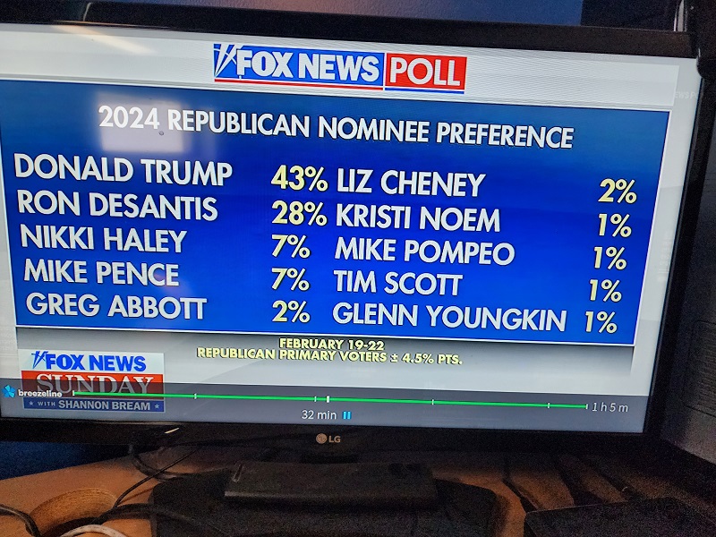 Fox News Poll Sunday with Shannon Bream screenshot