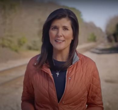 Nikki Haley screenshot Haley presidential website