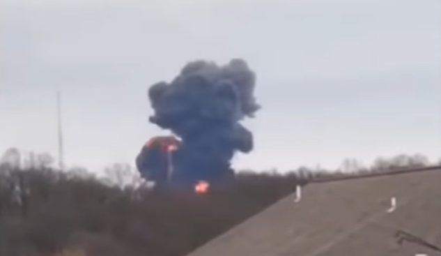 Palestine Ohio explosion derailment