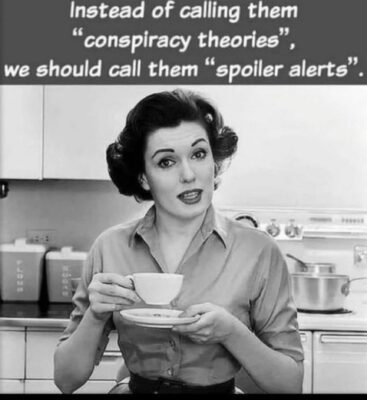 conspiracy theories spoiler alerts