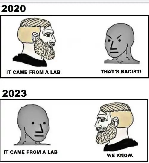 It came form a lab covid wuhan virus SARS CoV-WIV