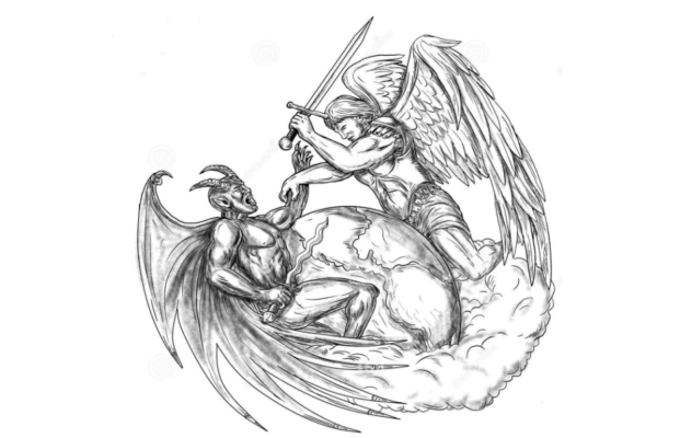 Angel Fighting Deamon Royalty Freehttpspt.dreamstime.com