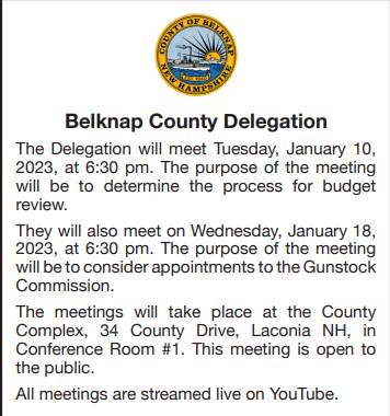 Daily Sun 1-10-2023 Delegation Meeting to determine budget process