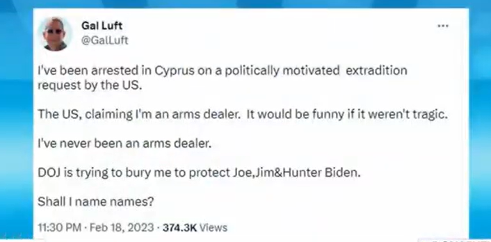 Gal Luft should I name names