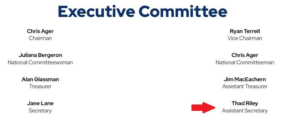 Thad Riley Asst Sec NH GOP