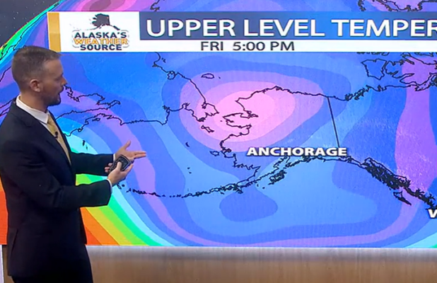 Anchorage TV Weather easter 2023 cold and snow