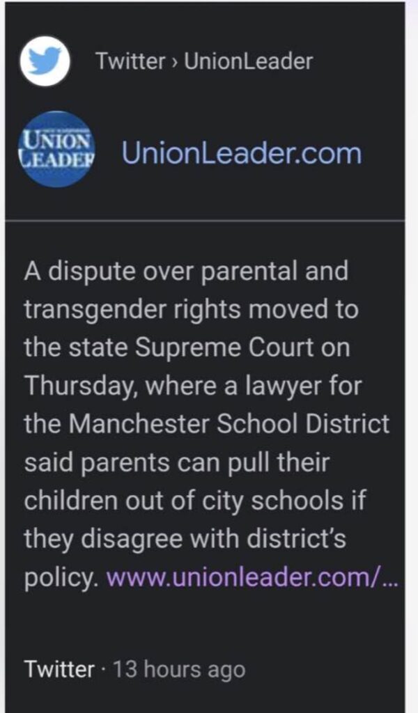 Union Leader clip parental rights