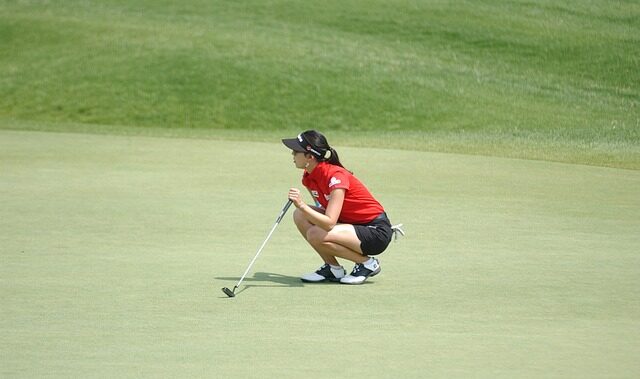 woman golfer