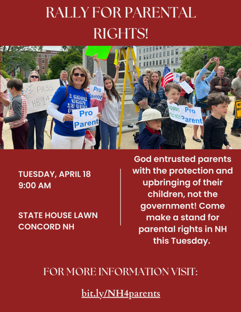 Parents rights event fluer