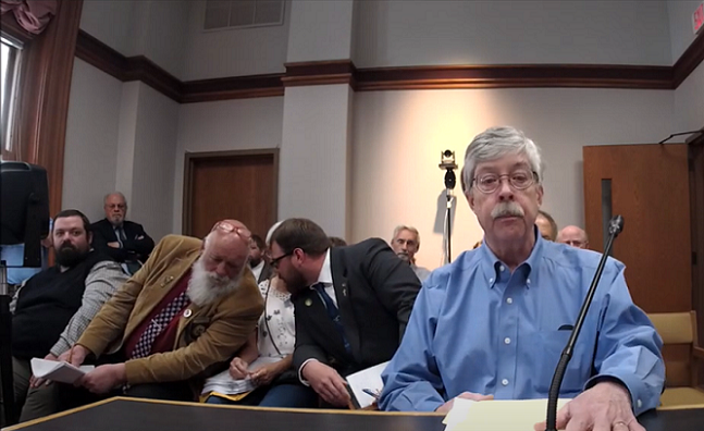 NH Leg Ethics Committee Skip Oral Testimony Bean and OHara talking