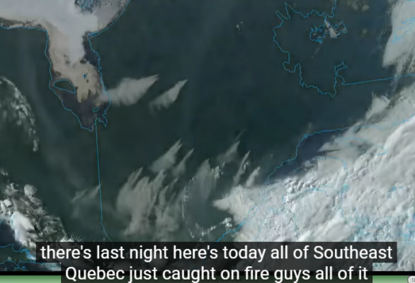 Quebec fires June 2 Dutchsinse