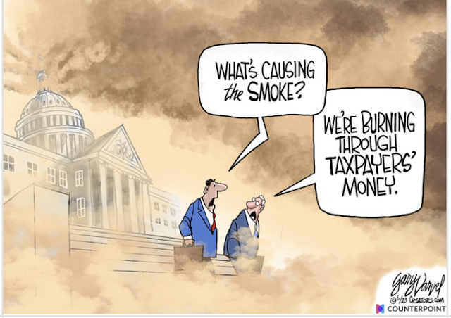 burning through taxpayer money