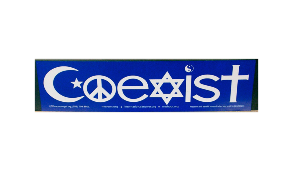 COEXIST Bumper Stickers Come to Life ... As Interfaith Opposition to ...
