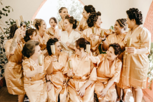 women celebrating