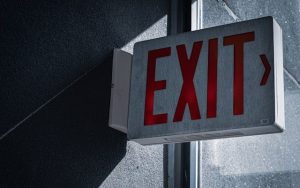 Exist sign