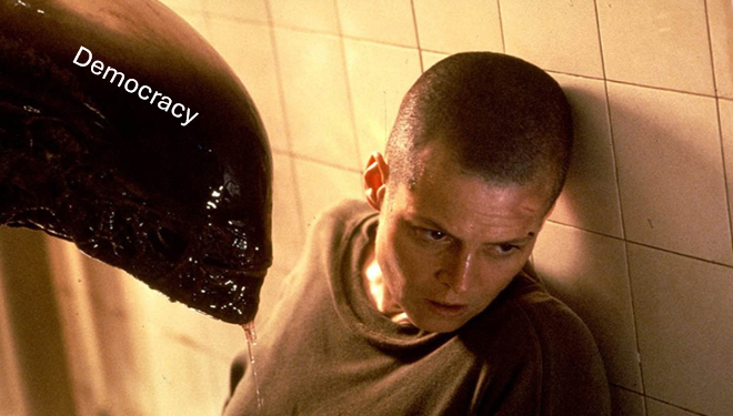 Alien 3 Ripley democracy