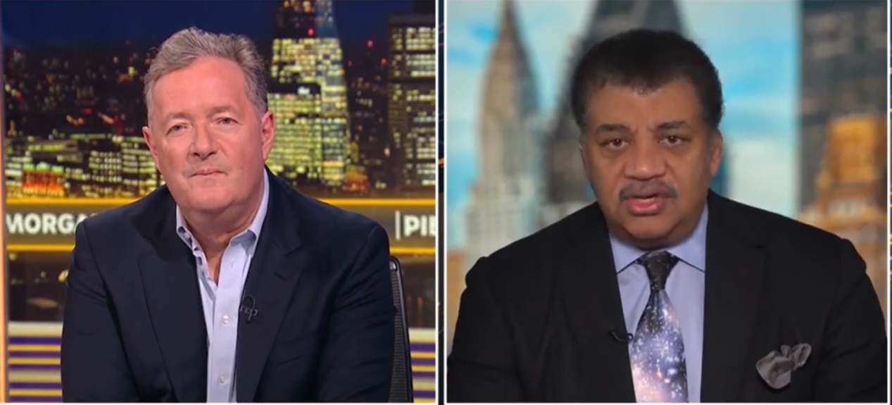 Piers Morgan and Neil degraee Tyson