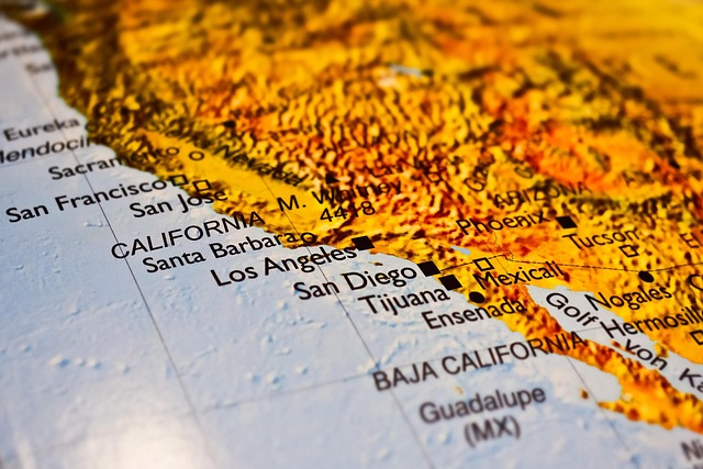 California map pixaby