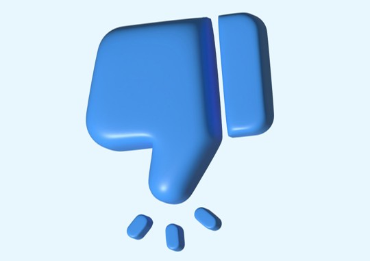 facebook thumbs down