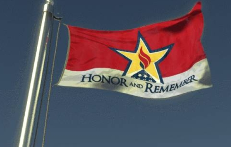 Honor and remember flag