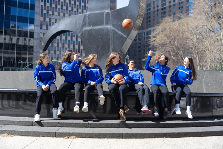 Mid-Vermont Christian girls’ basketball team