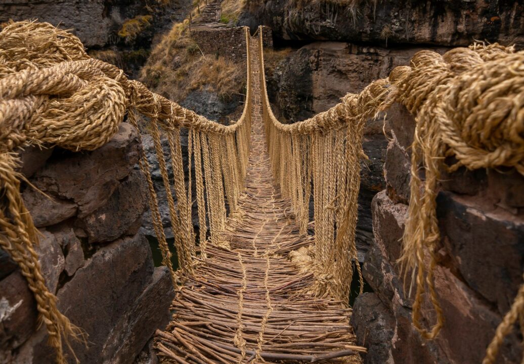 rickerty rope bridge