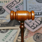 judges gavel and money