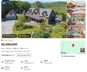 MacDonald: Own Ghislaine Maxwell's NH Hideout for (around) $2.5 Million