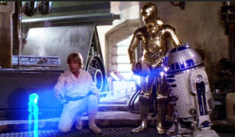 star wars luke leia droids