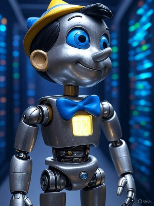 AI pinocchio generated by AI