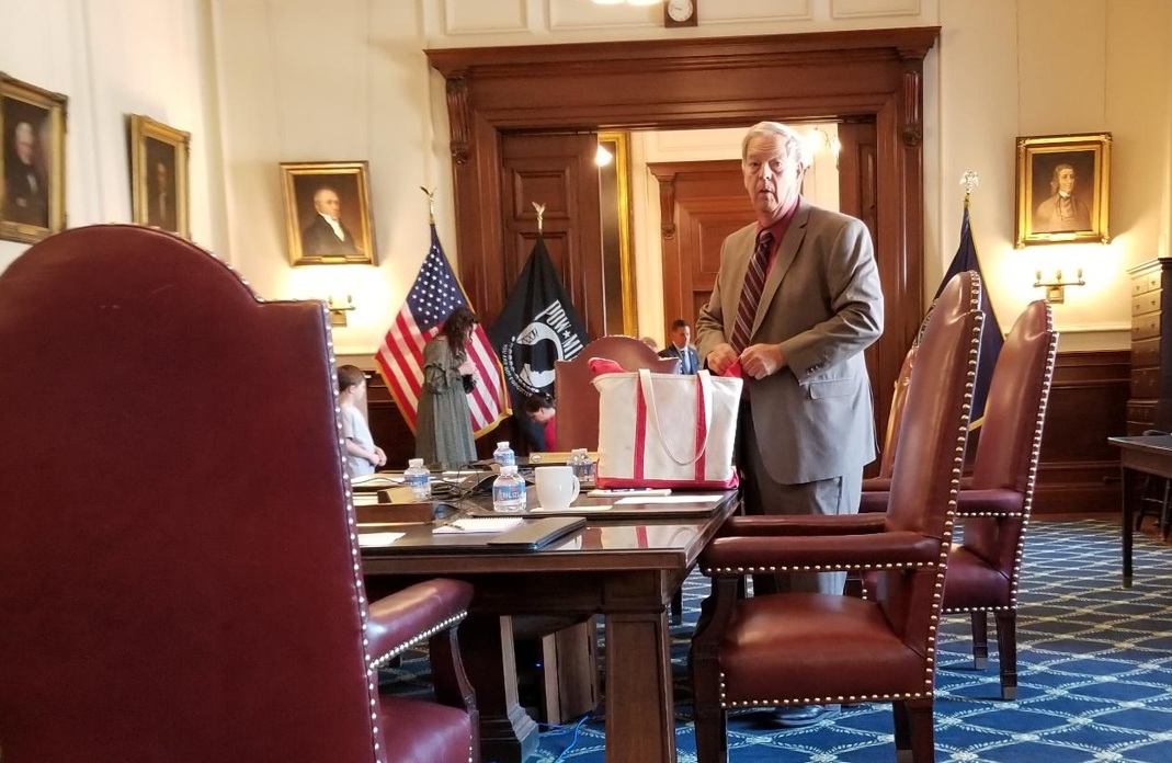 NH Executive Council chamber, Dave Wheeler