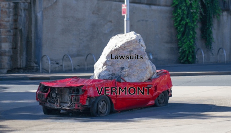 Vermont crushed car lawsuits