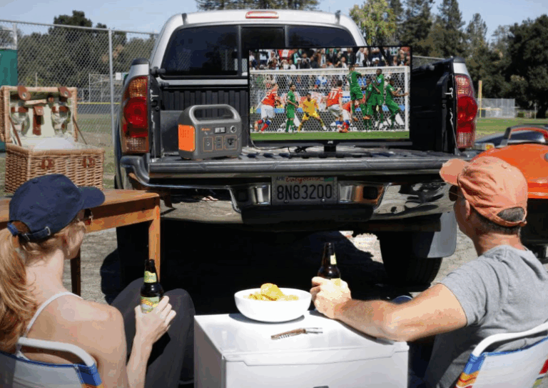 watching sports outside